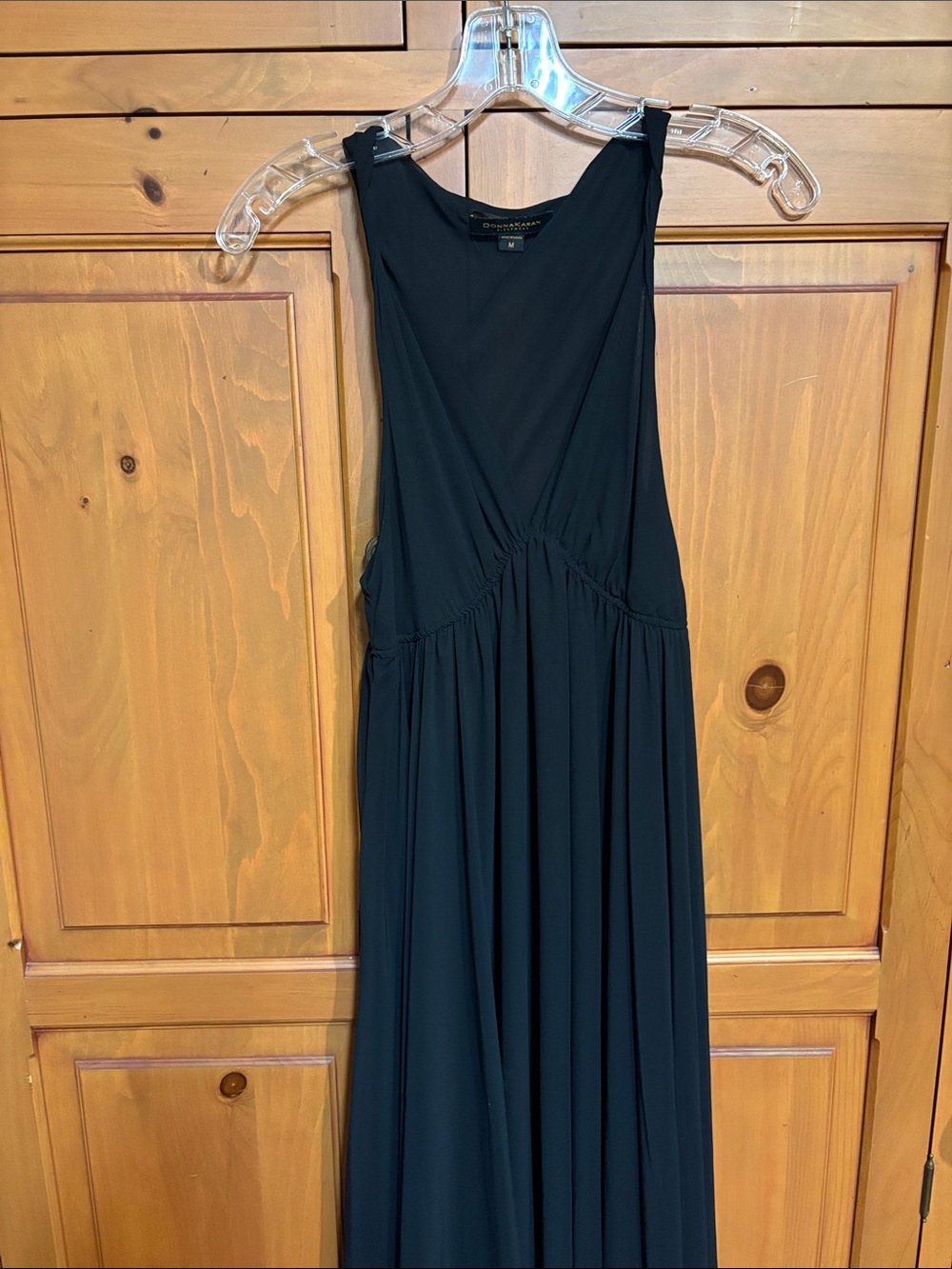 Donna Karan Black Sleeveless nightgown lingerie